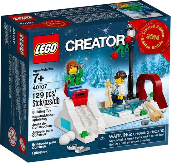 LEGO Creator Holiday Winter Skating Scene - 40107 van LEGO