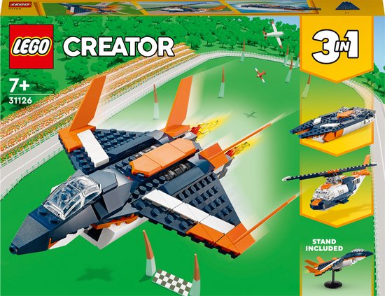 LEGO Creator Supersonisch Straalvliegtuig
 - 31126 van LEGO