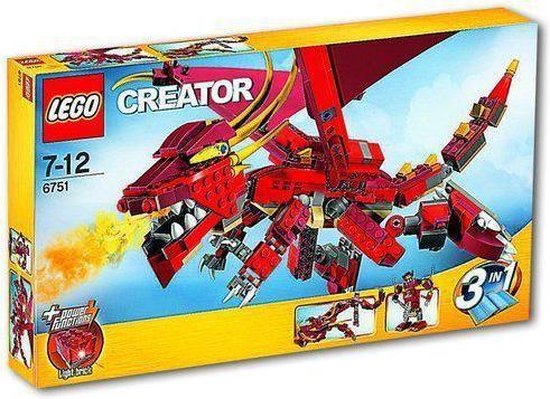 LEGO Creator Vuurspuwende Legende - 6751 van LEGO