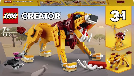 LEGO Creator Wilde Leeuw - 31112 van LEGO