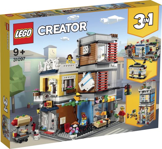 LEGO Creator Woonhuis, Dierenwinkel & Café - 31097 van LEGO