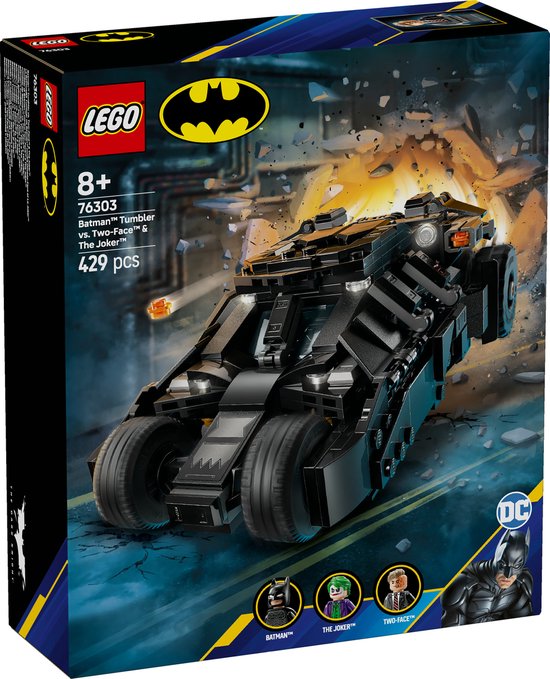 LEGO DC Batman™: Batman Tumbler vs. Two-Face™ en The Joker™ 76303 van LEGO