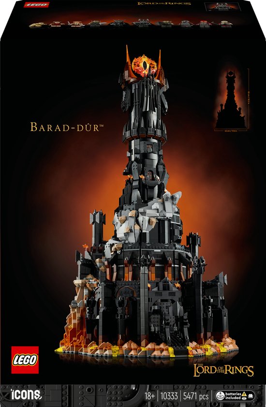 LEGO De Lord of the Rings: Barad majoor - 10333 van LEGO