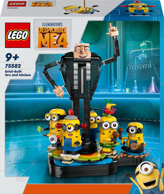 LEGO Despicable Me 4 - Bouwbare Gru en Minions - 75582 van LEGO