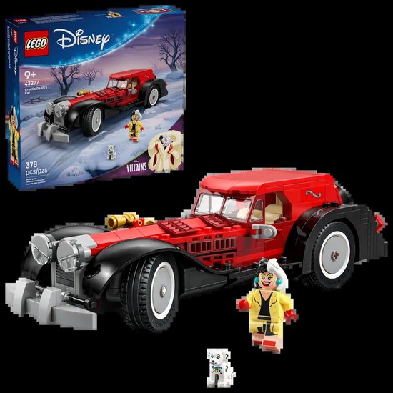 LEGO Disney 43277 - Cruella de Vils auto bouwset van LEGO