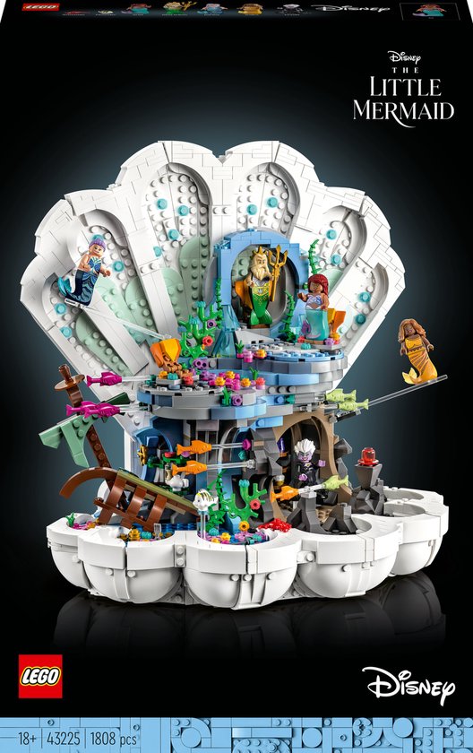 LEGO Disney De Kleine Zeemeermin Koninklijke Schelp - 43225 van Merkloos