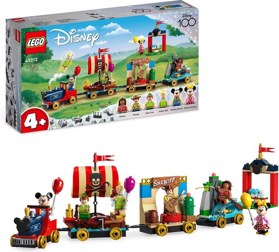 LEGO Disney: Disney Feesttrein Bouwbaar Trein Speelgoed 100e Verjaardag Set - 43212 van LEGO