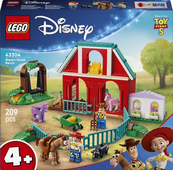 LEGO® Disney en Pixar Toy Story 5 Blaze's Paardenranch 43304 van Merkloos