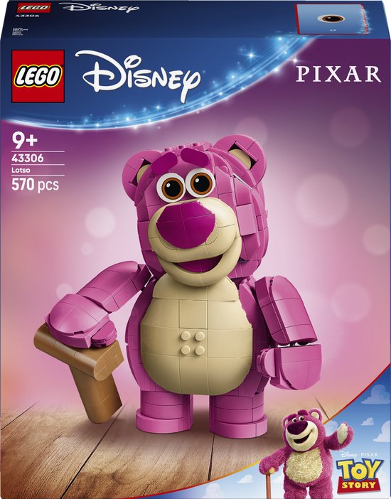LEGO® Disney en Pixar Toy Story Lotso - Disney Speelgoedbouwset voor Kinderen - Roze Beer - Voor Meisjes en Jongens vanaf 9 Jaar - 43306 van Merkloos