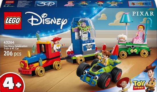 LEGO Disney en Pixar's Toy Story Feesttrein en RC Auto Set - 43264 van LEGO