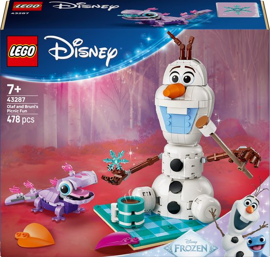 LEGO Disney Frozen Olaf en Bruni's Picknickplezier - 43287 van Merkloos