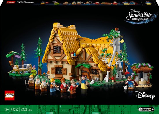 LEGO Disney Huisje van Sneeuwwitje en de zeven dwergen - 43242 van LEGO
