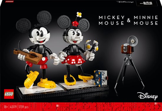 LEGO Disney - Mickey Mouse & Minnie Mouse Buildable Characters (43179) van LEGO