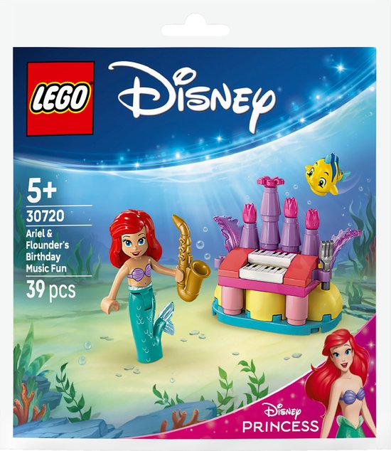 LEGO Disney Princess 30720 - Verjaardagsmuziek van Ariel en Botje (paperbag) van Merkloos