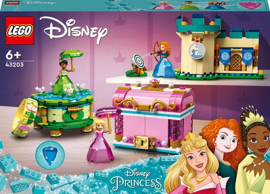 LEGO Disney Princess Aurora's, Merida's & Tiana's Betoverde Creaties (43203) van LEGO