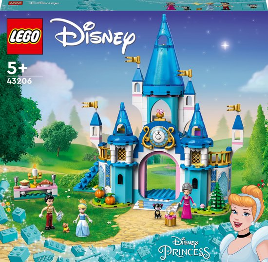 LEGO Disney Princess Het kasteel van Assepoester en de knappe prins - 43206 van LEGO