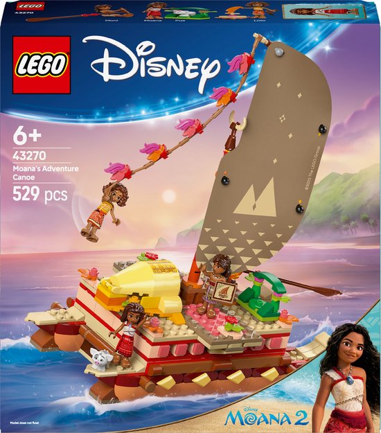 LEGO Disney Princess - Vaiana's avonturenkano - 43270 van LEGO