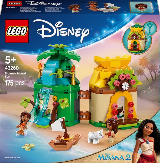 LEGO Disney Princess - Vaiana's speeleiland - 43260 van LEGO