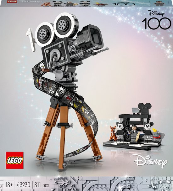 LEGO Disney Walt Disney eerbetoon – camera 100ste Verjaardag Set voor Volwassenen - 43230 van LEGO