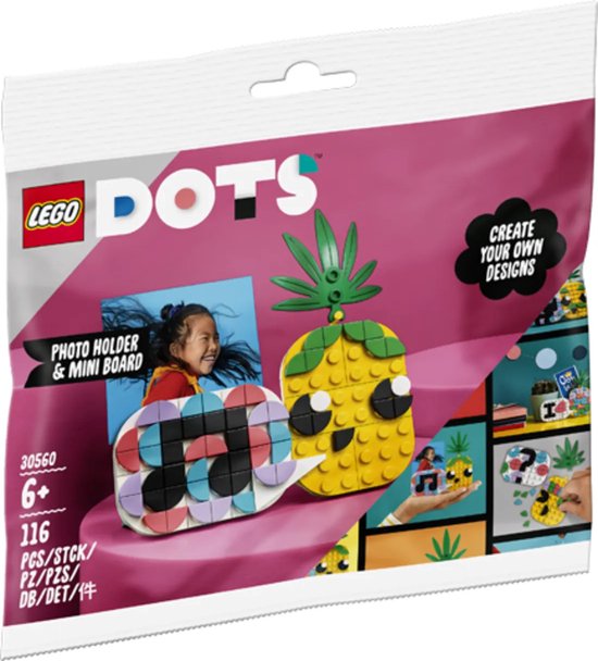 LEGO Dots 30560 Ananas Fotohouder en Minibord (Polybag) van LEGO