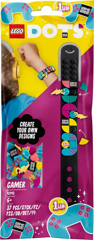 LEGO DOTS Gamer Armband met Bedeltjes - 41943 van LEGO