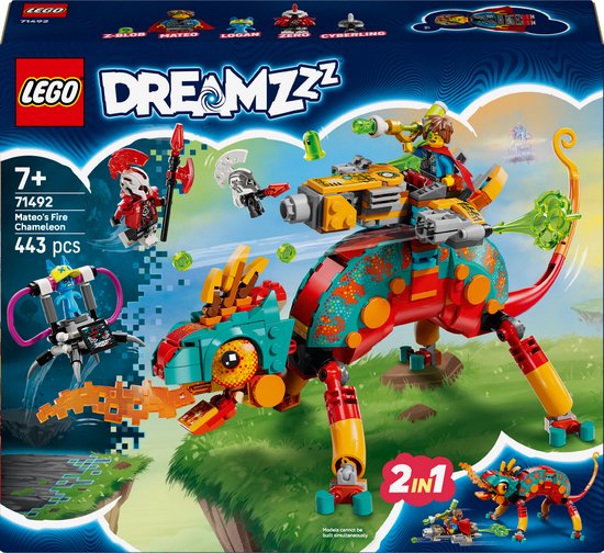 LEGO DREAMZzz Mateo's Vuurkameleon Speelgoed - 71492 van LEGO