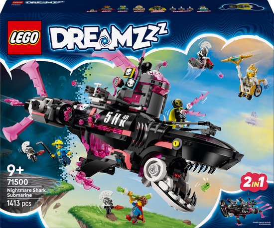 LEGO® DREAMZzz™ Nachtmerrie Haaienonderzeeër Speelgoed - 71500 van LEGO