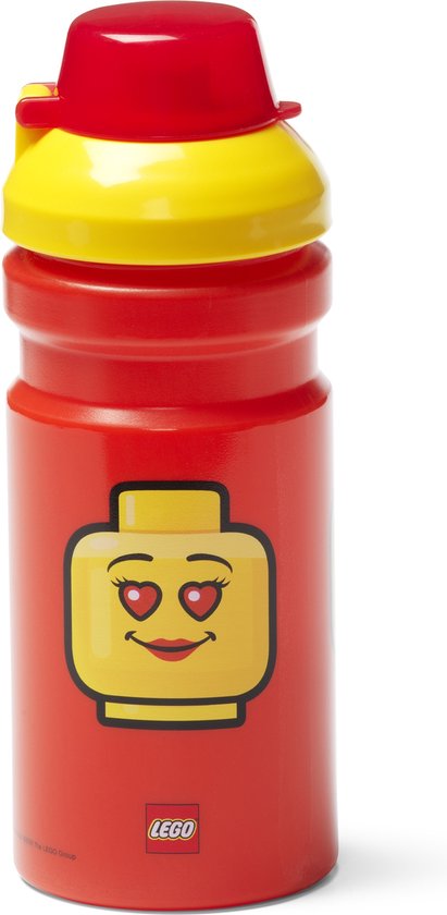 LEGO - Drinkbeker Iconic Girl 390 ml - Polypropyleen - Rood van LEGO