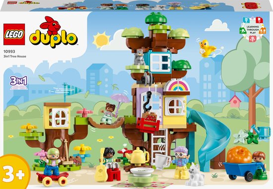 LEGO DUPLO 3in1 Boomhut Peuterspeelgoed Set - 10993 van LEGO