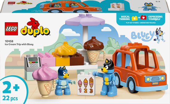 LEGO® DUPLO® Bluey Een IJsje Halen met Bluey - 10458 van LEGO