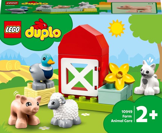 LEGO DUPLO Boerderijdieren Verzorgen - 10949 van LEGO