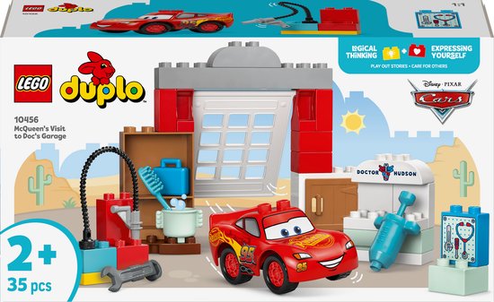 LEGO DUPLO Disney en Pixar Cars McQueens Bezoek aan Docs Garage - 10456 van LEGO