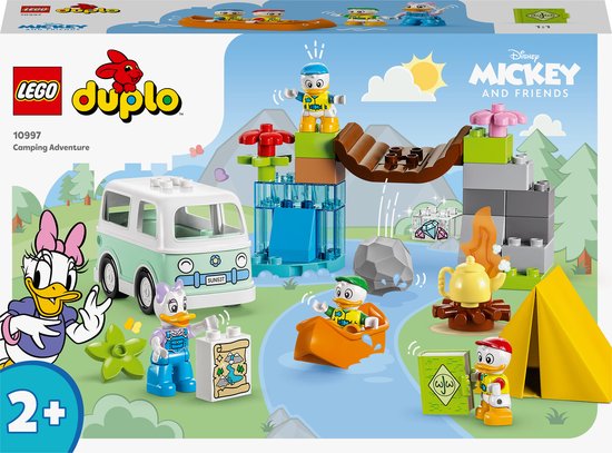 LEGO DUPLO Disney Mickey and Friends Kampeeravontuur Speelgoed voor 2+ Jarigen - 10997 van LEGO