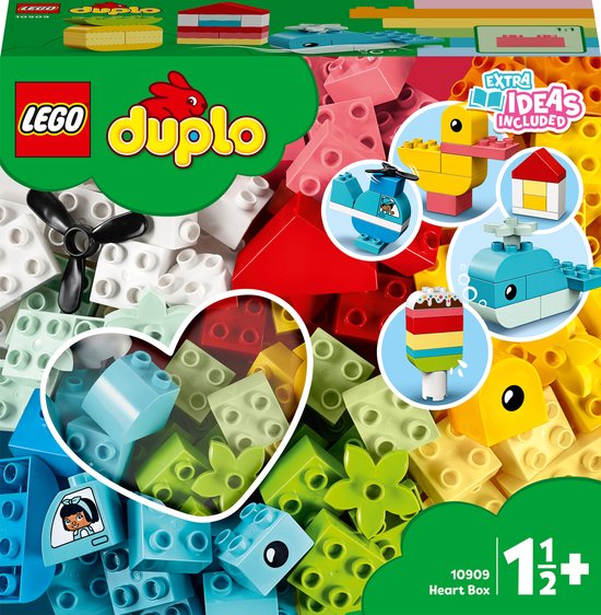 LEGO DUPLO Hartvormige Doos - Educatief speelgoed voor 18 maanden+ - 10909 van Merkloos