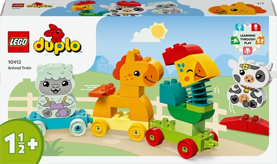 LEGO DUPLO Mijn eerste dierentrein - 10412 van LEGO