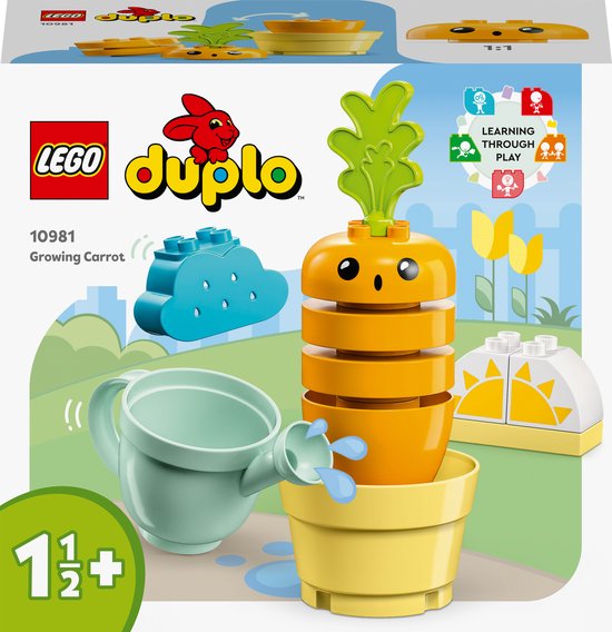 LEGO DUPLO Mijn eerste Groeiende wortel Speelset - 10981 van LEGO