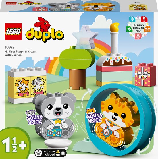 LEGO DUPLO Mijn eerste Puppy en Kitten met geluid - 10977 van LEGO