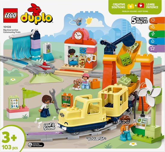 LEGO DUPLO - Stad Grote interactieve buurttrein set - 10428 van LEGO