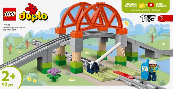 LEGO DUPLO - Stad Treinbrug en rails uitbreidingsset - 10426 van LEGO