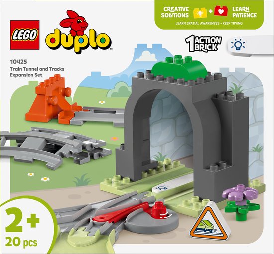 LEGO DUPLO - Stad Treintunnel en rails uitbreidingsset - 10425 van LEGO