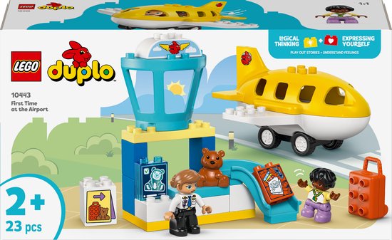 LEGO® DUPLO® Stad Voor het Eerst op het Vliegveld - 10443 van LEGO