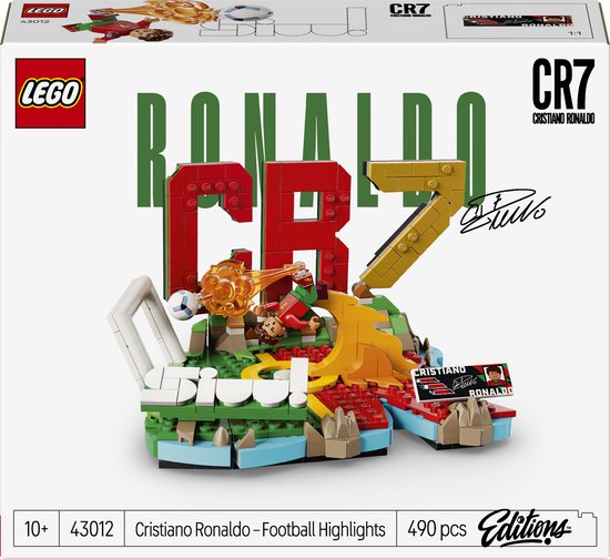 LEGO Editions - Cristiano Ronaldo - Voetbalhoogtepunten CR 7 Voetbal Bouwpakket voor Kinderen - 43012 van Merkloos