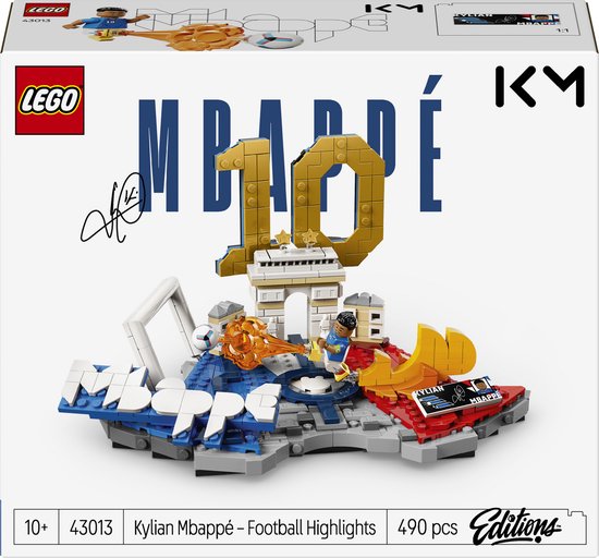 LEGO Editions Kylian Mbappé – Voetbalhoogtepunten Voetbal Speelgoed voor Kinderen - 43013 van Merkloos