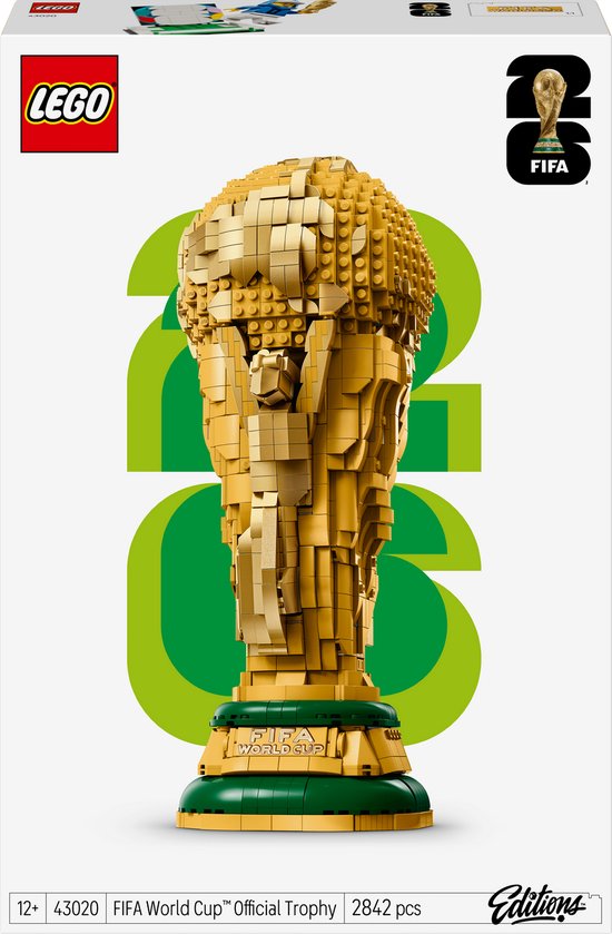 LEGO Editions Officiële FIFA World Cup Trofee Beker - 43020 van Merkloos