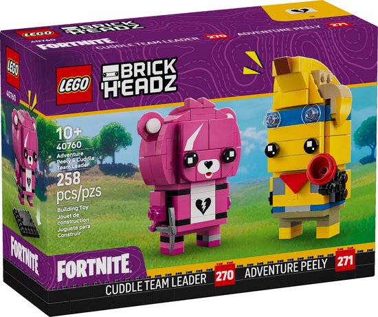 LEGO Fortnite Brickheadz 40760 - Adventure Peely en Cuddle Team Leader van LEGO