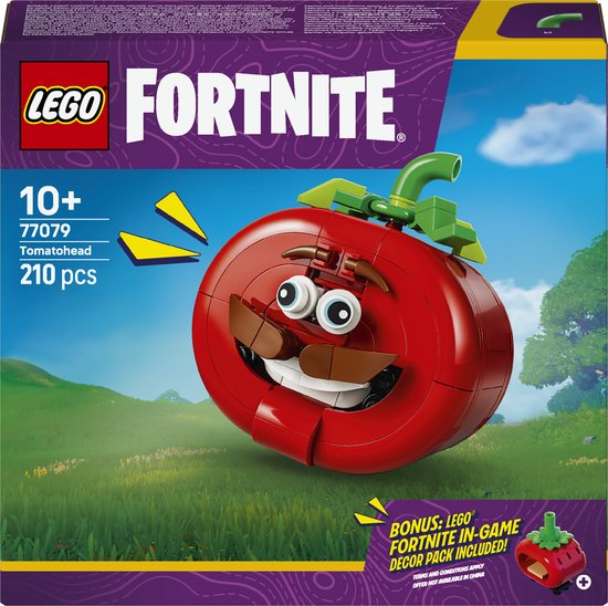 LEGO® Fortnite® Tomatohead - Bouwset voor Kinderen - Fortnite Model met Mini Pizzarestaurant - Videogamecadeau voor Jongens, Meisjes en Gamers - Decoratie voor op een Bureau - 77079 van Merkloos