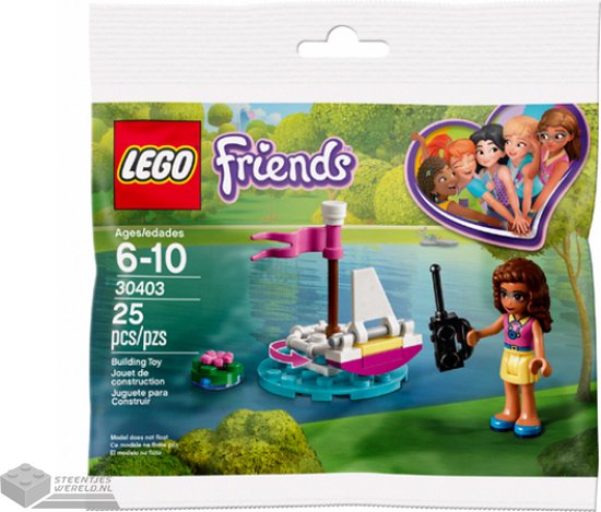 Lego Friends 30403 Olivia met op afstand bestuurbare boot polybag van LEGO