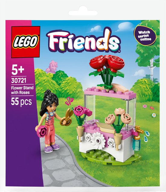 LEGO Friends 30721 - Bloemenkraam met Rozen (polybag) van Merkloos
