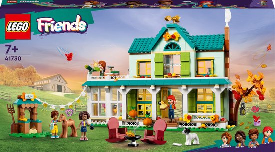 LEGO Friends Autumns huis, Poppenhuis Speelset met Minipoppetjes en Accessoires - 41730 van Merkloos
