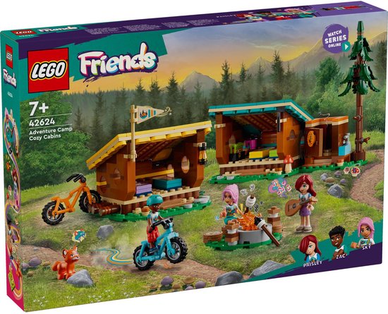 LEGO Friends Avonturenkamp knusse boshutten 42624 van Merkloos